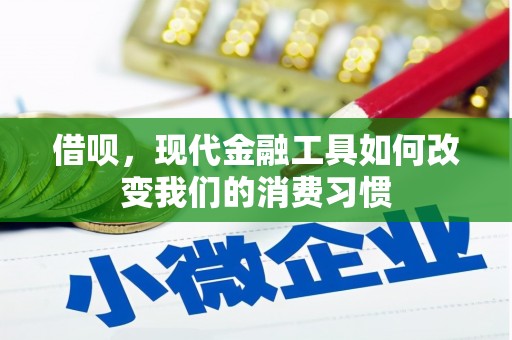 常州借呗，现代金融工具如何改变我们的消费习惯