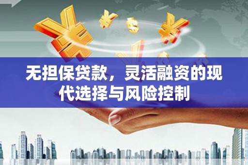 常州无担保贷款，灵活融资的现代选择与风险控制