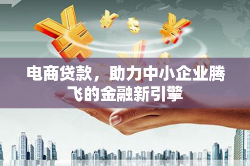 常州电商贷款，助力中小企业腾飞的金融新引擎