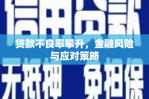 常州贷款不良率攀升，金融风险与应对策略