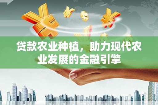 常州贷款农业种植，助力现代农业发展的金融引擎