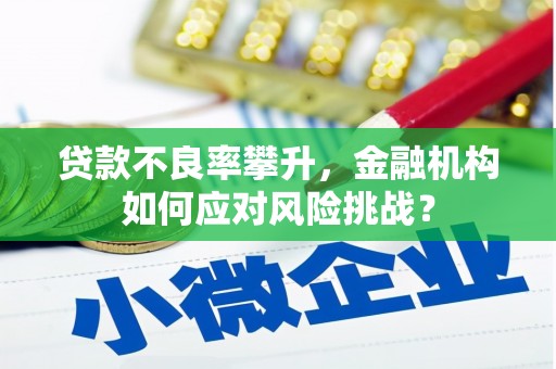 常州贷款不良率攀升，金融机构如何应对风险挑战？