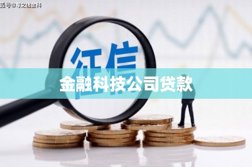 常州金融科技公司贷款