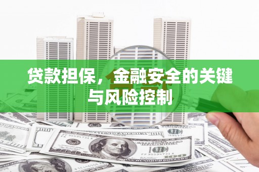 常州贷款担保，金融安全的关键与风险控制