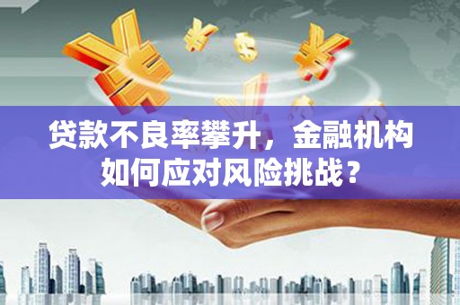 常州贷款不良率攀升，金融机构如何应对风险挑战？
