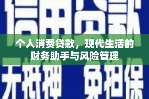 常州个人消费贷款，现代生活的财务助手与风险管理