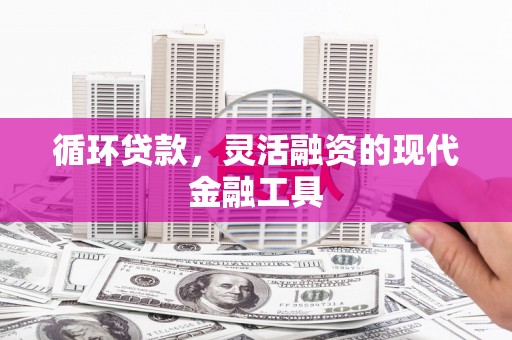 常州循环贷款，灵活融资的现代金融工具