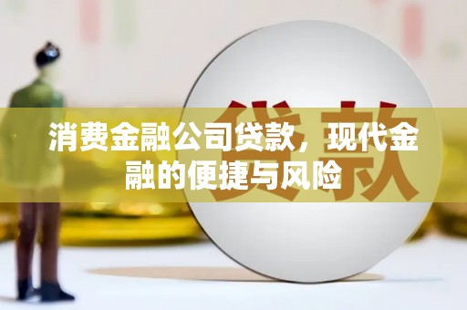 常州消费金融公司贷款，现代金融的便捷与风险